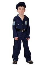 Costume poliziotto bambini usato  Italia