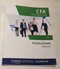 Schweser cfa 2017 for sale  UK