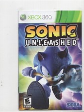 Sonic Unleashed Xbox 360 SOMENTE MANUAL Autêntico SEM RASTREAMENTO comprar usado  Enviando para Brazil