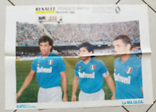 Poster napoli calcio usato  Tramonti