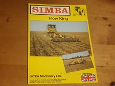 Simba flow king for sale  LOUTH