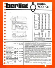 Berliet 700 camion d'occasion  Les Bordes
