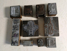 Wooden unusual printing for sale  HARTLEPOOL