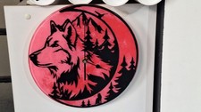 Horloge loup lune d'occasion  Nancy-