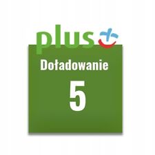 Doładowanie Plus 5 zł PLN AUTOMAT 24/7 PL WYSYŁKA W 2 MINUTY na sprzedaż  PL