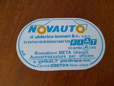 Adesivo vintage novauto usato  Macerata