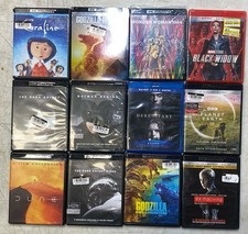 4K Blu-ray Batman Godzilla Dune Planet Earth Coraline Wonder Woman Black Widow comprar usado  Enviando para Brazil