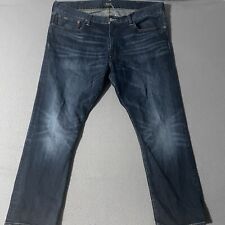 Calça jeans reta Polo Ralph Lauren masculina lavagem média Hampton 40x30 comprar usado  Enviando para Brazil