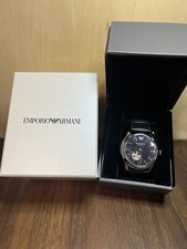 Relógio masculino EMPORIO ARMANI automático mostrador preto couro preto AR60016 comprar usado Relógio masculino EMPORIO ARMANI automático mostrador preto couro preto AR60016 comprar usado  Enviando para Brazil