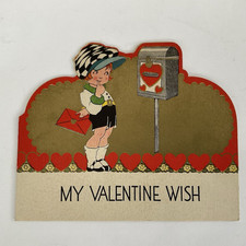 Valentine diecut wish for sale  Landing