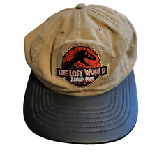Chapéu The Lost World Jurrasic Park Vintage Universal Studios Leather Bill comprar usado  Enviando para Brazil