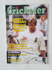 Cricketer magazine. jonty for sale  CRANBROOK