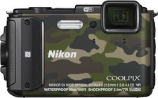 Câmera Digital Nikon COOLPIX AW130 Usada com Lente de Zoom 5x Verde Camuflagem comprar usado  Enviando para Brazil