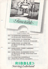 Ribble bus timetable for sale  WIRRAL