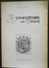 Più antica tipografia usato  Italia
