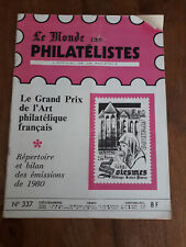 Revue mesuelle philatélistes d'occasion  Marignane