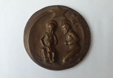 Medaglione bronzo natività usato  Roma