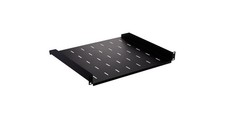 Używany, Półka stała do szafy RACK 19 cali 1U 400mm czarna na sprzedaż  PL