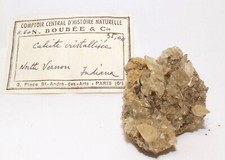 Crystallized calcite indiana d'occasion  Expédié en Belgium