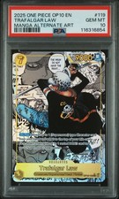 [PSA 10] Trafalgar Law OP10-119 Royal Blood mangá de arte alternativa UMA PEÇA comprar usado  Enviando para Brazil