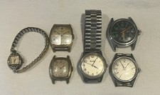 Seis relojes de pulsera vintage surtidos para piezas Elgin Bulova y otros segunda mano  Embacar hacia Mexico