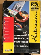 Programmheft hockenheim 1993 gebraucht kaufen  Barsinghausen