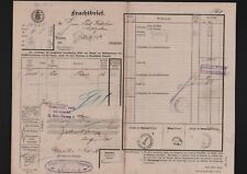 Frachtbrief 1898 johann gebraucht kaufen  Leipzig
