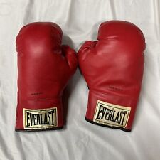 Guantes de Boxeo Everlast 12oz Rojo DE COLECCIÓN Muy Buenas Condiciones Hechos en EE. UU. segunda mano  Embacar hacia Argentina