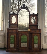 Antique victorian walnut for sale  STOWMARKET