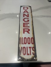 vintage enamel danger sign for sale vintage enamel danger sign for sale CRAVEN ARMS