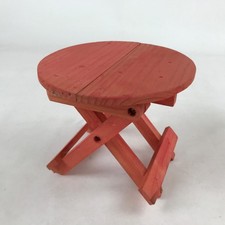 Mesa dobrável de madeira japonesa vaso de flores suporte vintage boneca móveis rosa JK651, usado comprar usado  Enviando para Brazil