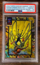 Usado, 2024 Marvel Amzing Spider-man /10 Gold Black Wave Spiderman Card PSA Gem Mt 10 comprar usado  Enviando para Brazil