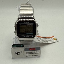 Timex T78587, Relógio Masculino Digital Silvertone Expansão Pulseira, Indiglo, NOVO comprar usado  Enviando para Brazil