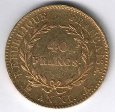 Francs napoleon bonaparte d'occasion  Biarritz