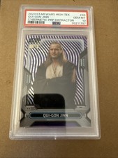 2023 Topps Star Wars High Tek Cybernetic Purple #49 Qui-Gon Jinn /10 PSA 10 POP3 comprar usado  Enviando para Brazil