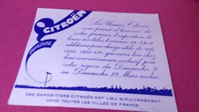 Citroen carte invitation d'occasion  Landerneau