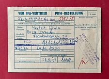 Ddr pkw bestellung gebraucht kaufen  Dresden