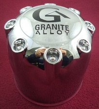 Rodas de liga de granito cromadas tampa central de roda personalizada # 61492090F-1 / 89-8114 (1) comprar usado  Enviando para Brazil