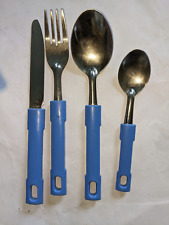 Blue plastic handle for sale  LONDON