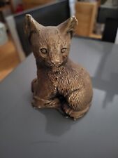 Braune katzenfigur stein gebraucht kaufen  Niederkassel