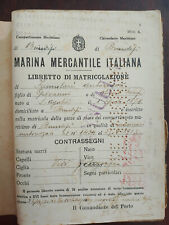 Libretto matricolazione marina usato  Brindisi