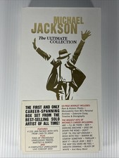Michael Jackson - The Ultimate Collection Box Set 4 CDs, 1 DVD w/ Book Epic 2004 comprar usado  Enviando para Brazil