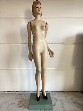 Usado, Boneca da moda manequim bancada costura latextura 15” vintage década de 1940 comprar usado  Enviando para Brazil