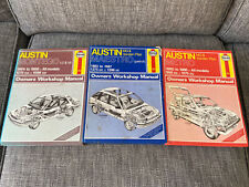 Haynes workshop manuals for sale  BASINGSTOKE