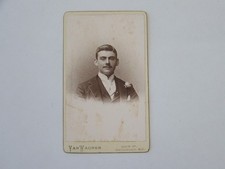 Hackensack New Jersey CDV foto 1800s Van Wagner fotógrafo principal St Dapper Man comprar usado  Enviando para Brazil