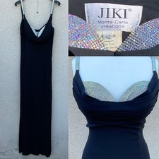 Vintage black bodycon for sale  LYME REGIS