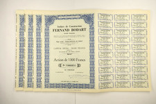 ATELIERS DE CONSTRUCTION FERNAND BODART ACTION DE 1000 FRANCS 1949 X 35 comprar usado  Enviando para Brazil