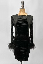 Vintage black stretchy for sale  BRIDPORT