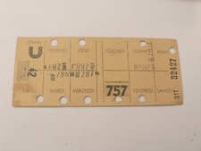 Ticket métropolitain métro d'occasion  Montignac