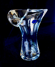 Bohemia cristal vase gebraucht kaufen  Brakel